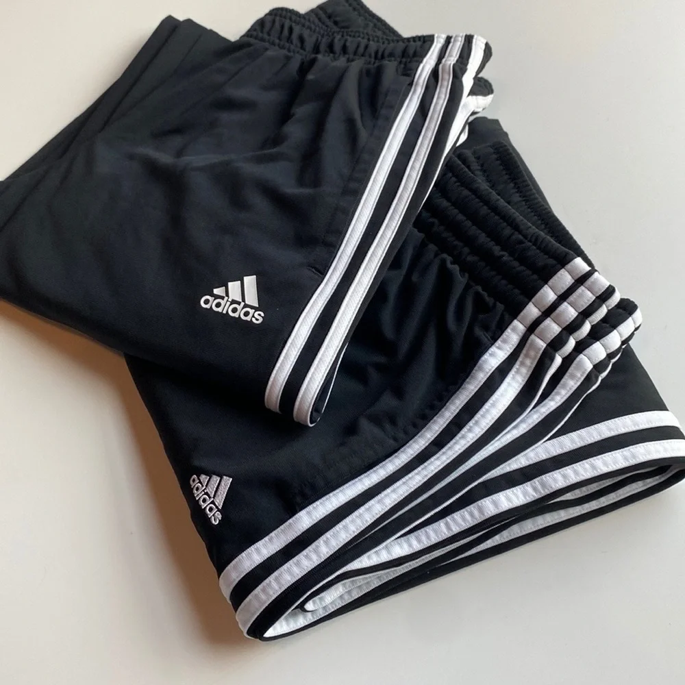 Adidas essentials open hem slight taper pants